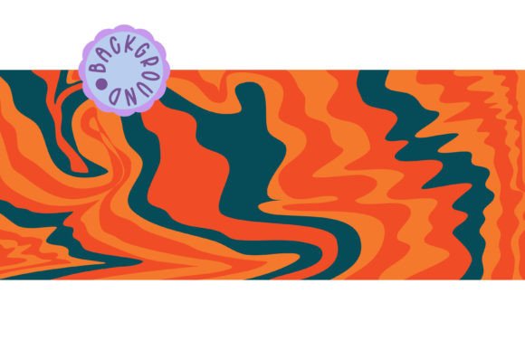 Download Retro Marble 60s Wave Abstract Pattern - Premium Resources