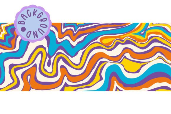Download Retro Marble 60s Wave Pattern Background - Premium Resources