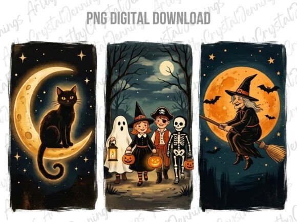 Download Vintage Holiday Halloween Magic PNG - Vintage holiday Collection