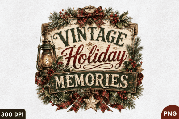 Download Vintage Holiday Memories Rustic Christma - Premium Resources