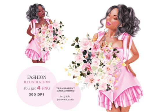 Download Fashion Girl Clip Art, PNG Illustrations - Clip art Collection