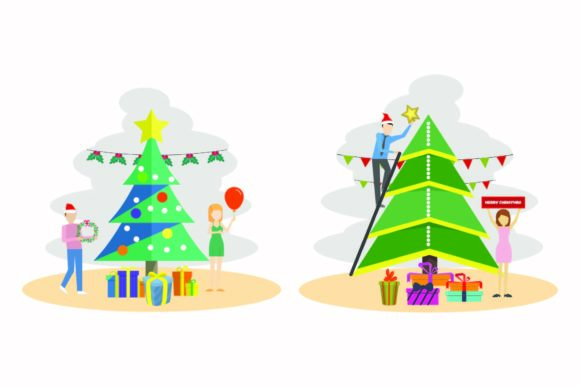 Download Christmas Vintage Holiday Illustrations - Vintage holiday Collection