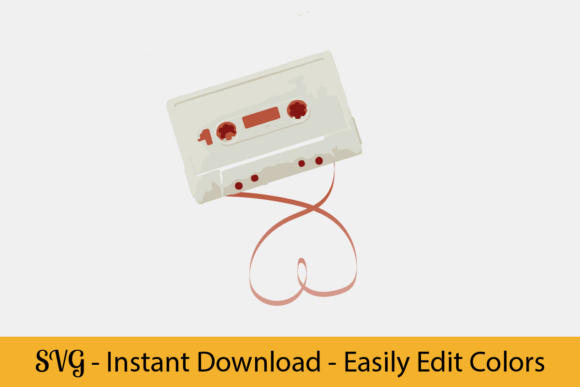 Download Retro Cassette Tape, Vintage Music, SVG - Retro cassette Collection